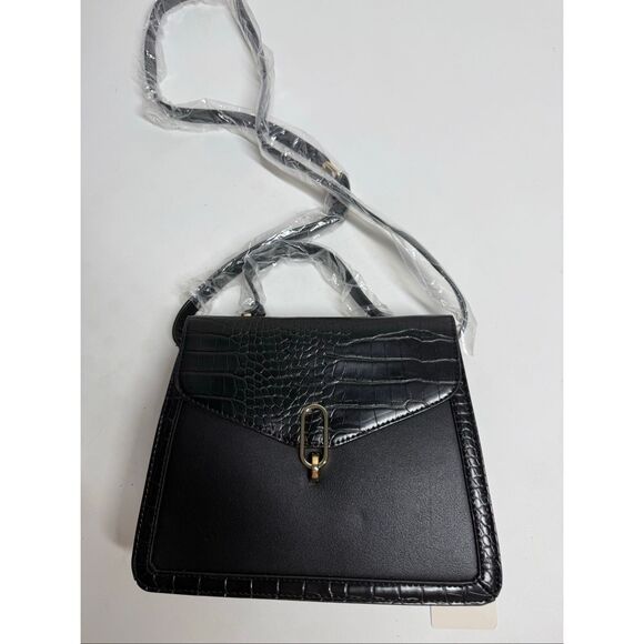 NWT Anna Field Women’s Crossbody Shoulder Black Bag - Picture 1 of 12